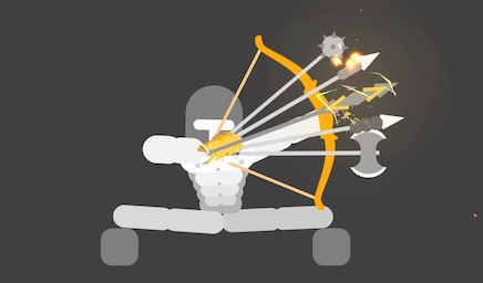 Juego de acción - Ragdoll Archers